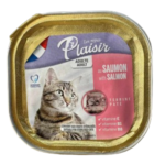 Barquettes chat adult au saumon 100gr